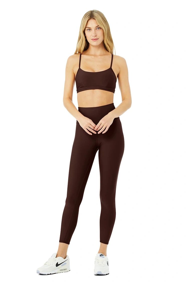 ALO 7 8 Airlift Legging in Oxblood